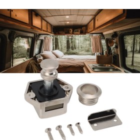 Resim Geeroyoo Zinc Alloy Abs Fön Kabin Dolabı Kilitleri - Güvenli Basma Tuşlu Döşeme Kilitleri, Kolay Kurulum, Lüks İç Mekan Tasarımı 