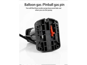 Resim Trendhane Ayak Pompası Top Şişirme Lastik Şişirme Ayaklı Hava Pompası Yer Kaplamaz Mini 17 cm Bisiklet Pompa 