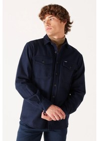 Resim Wrangler Regular Fit Lacivert Erkek Gömlek W232137410 001 