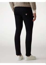 Resim Guess Erkek Denim Skinny Fit Jeans Siyah 
