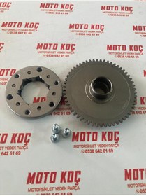 Resim MaxiPar Motosiklet CG 200 cc Marş Kitleme Komple 6 Bilyalı 