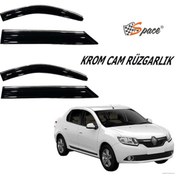 Resim Krom Cam Rüzgarlığı 1.2Mm Renault Clio Symbol 1998-2015 4'Lü \u002F Caru443 