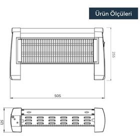 Resim Zenon Quartz Isıtıcı 1500 Watt Lx-2820 