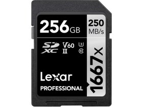 Resim Lexar Professional 1667X Sd Kart 256 Gb, Sdxc Uhs-Ii Bellek Kartı, 250 Mb/s'ye Kadar Okuma, 120 Mb/s 