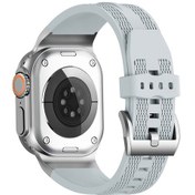 Resim iOs Uyumlu Watch Serisi İçin Spor Sıvı Silikon Kayış 10 46mm / Ultra 2 / Ultra 49mm / 9 8 7 45mm / Se 2023 Se 2022 Se 6 5 4 44mm / 3 2 1 42mm 