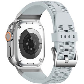 Resim iOs Uyumlu Watch Serisi İçin Spor Sıvı Silikon Kayış 10 46mm / Ultra 2 / Ultra 49mm / 9 8 7 45mm / Se 2023 Se 2022 Se 6 5 4 44mm / 3 2 1 42mm 