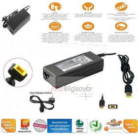 Resim Lenovo Uyumlu G70-80 (Model 80Ff, 80Lr) Adaptör 20V Şarj Cihazı Yüksek 