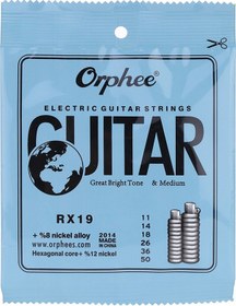 Resim Orphee Orphee Rx19 6'lı Elektro Gitar Teli Seti .011-.050 