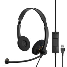 Resim EPOS SC 60 USB ML Çift Taraflı Taçlı, USB Girişli, Kablolu Kulaklık (Kutusuz, Poşetli) 