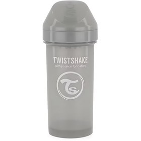 Resim Twistshake Gri Çocuk Alıştırma Bardağı (12+ Ay) (360 ml) 
