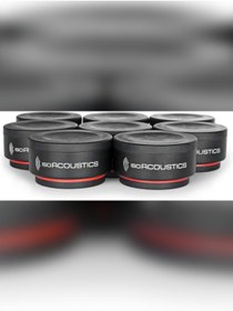 Resim ISOACOUSTICS Iso-Puck Mini Akustik İzolator (8’li Set) | 2,75 kg Taşıma|Titreşim Engelleyici Ayaklar 
