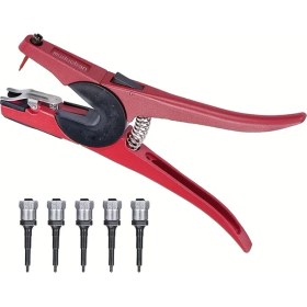 Resim Willowhaven 1 Adet Mengene + 5 İğne Çiftlik Hayvanı Kulak Küpesi Aplikatörü 