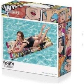 Resim Bestway Çizgi Roman Desenli Yatak 44059 Çok Renkli 