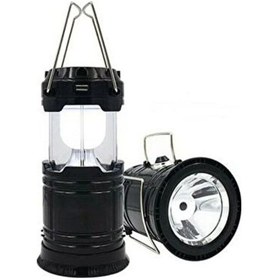 Resim Solar Şarjlı Güneş Enerjili Fan Kamp Feneri Güneş Paneli Kamp Şarjlı Işıldak Usb Şarj Pop Çok Renkli 