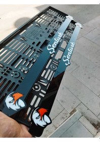 Resim Plakalık Kartal Model Lazer Kesim Pleksi 2 Adet Isime Özel Plakalık Kişiye Özel Plakalık 