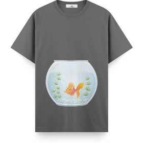 Resim The Aquarium - Hamile Regular Tshirt - Antrasit / M / Regular 