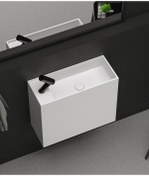 Resim Akrilik-Corian Solid Banyo Dolabı (479187600) Beyaz 