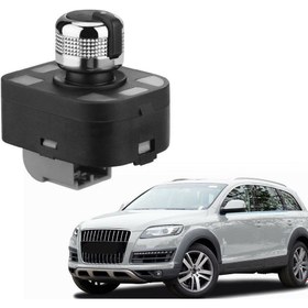 Resim Audi Q7 Ayna Ayar Düğmesi Joystiği Krom 2007--2013 