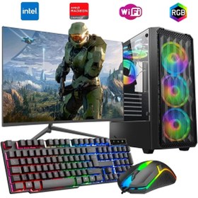 Resim i5 14400F 16GB DDR4 1TB m2 8GB RX580 24\ Monitörlü Oyun Bilgisayarı 
