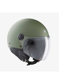 Resim Tucano Urbano El Jettın 6.0 Yarım Kask Mat Haki Yeşil Diğer 