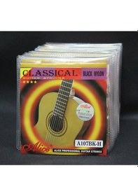 Resim Alice A-107Bk-H Siyah Misinalı Klasik Gitar Tel Seti 
