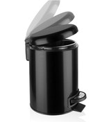 Resim SİLİWAX 5 LT ELİT SİYAH ÇÖP KOVASI - YAVAŞ KAPANIR Siyah 