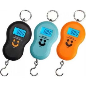 Resim Dijital Çengelli Gülen Yüz Tartı Portatif El Kantarı 