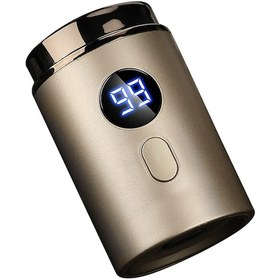Resim Geeksen Razor Elektrikli Mini Tıraş Makinesi Şarj Edilebilir Tüm Vücut Yıkam Altın 
