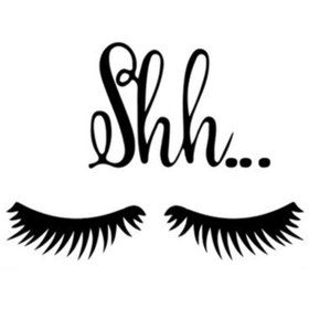 Resim habune Yaratıcı Kirpikler Modern Duvar Dekor Sticker 27 X 17 Cm 