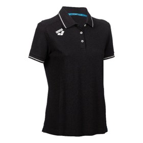 Resim Arena Team Solid Cotton Kadın Siyah Yüzücü T-Shirt 004893500 