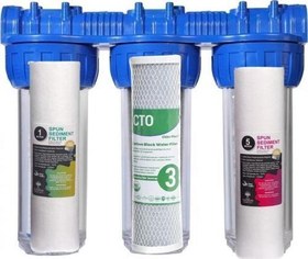 Resim Daire Bina Girişi Su Arıtma,Klor,tortu,pislik önleyici set 