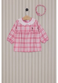 Resim U.S. Polo Assn. U.s. Polo Assn Kız Bebek Pembe Elbise 5274-45920 Pembe 