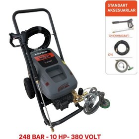 Resim Povver PLT20-MC 248 Bar 7500W Endüstriyel Yüksek Basınçlı Yıkama Makinesi - 0603976902 