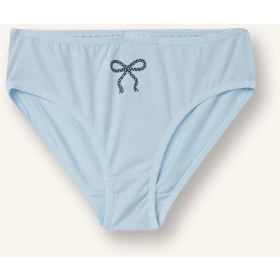 Resim DeFacto Desenli Penye Kumaş 3'lü Slip Külot Seti Kız Çocuk H6350A826SM 