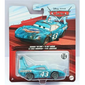 Resim Mattel Disney Cars Tekli Film Karakteri Damaged'the King' HFB70 