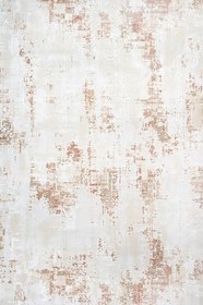 Resim Krem Soyut Modern Geometrik Etnik Eskitme Desenli Boho Makinada Yıkanabilir Hafif Hav Toz Vermez Leke Tutmaz Kaymaz Taban Dijital Makine Baskı Halı Oturma Odası Salon Yolluk Koridor Mutfak Halısı 