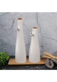 Resim Pure Porselen 2'li Yağlık Seti - 240 + 300 Ml 
