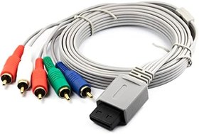 Resim whiteeeen AV Bileşen Kablosu 16 Pin 5 Kablo, Wii/Wii U 1,8 Metre / 6FT için 