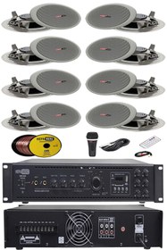 Resim Lastvoice Maxx Paket-4 tavan Hoparlörü Ve 6 Bölgeli Anfi Ses Sistemi Paketi (FULL SET) 