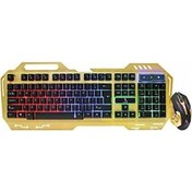 Resim Polygold Pg-8014 Işıklı Oyuncu Klavye Mouse Seti - Gold Optik 