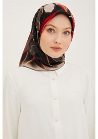 Resim Armine Twill İpek Eşarp 23ya8962 07 Turuncu 