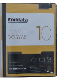 Resim Enddata Ön Cepli Sunum Dosyası 10'lu Siyah 1210-3 