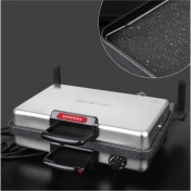 Resim Sevenlex Çok Amaçlı Tost Lahmacun Ekmek Bazlama ve Izgara Makinesi 