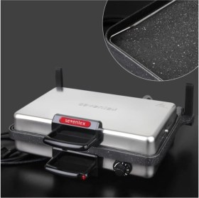 Resim Sevenlex Çok Amaçlı Tost Lahmacun Ekmek Bazlama ve Izgara Makinesi 