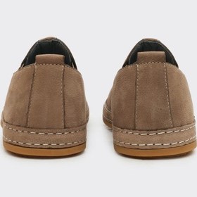 Resim Hakiki Deri Comfort Taban Erkek Casual Ayakakabı - SİYAH / 4 