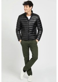 Resim Guess Kadın Katlanabilir Dolgulu Ceket Siyah 