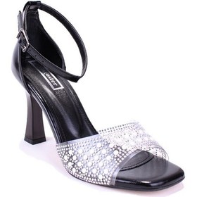 Resim Dagoster Dza07-928475 Siyah Topuklu Abiye Kadın Ayakkabı Siyah 