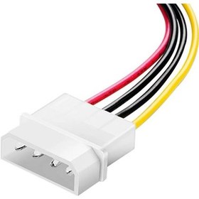 Resim 4 Pin Ide Molex Erkek Power To Sata 15 Pin Dişi Power Çevirici Kablo 30 Cm 