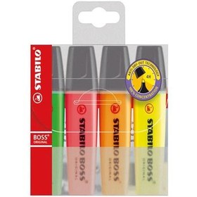 Resim Stabilo Fosforlu Kalem Boss Pastel 4 Lü Paket 