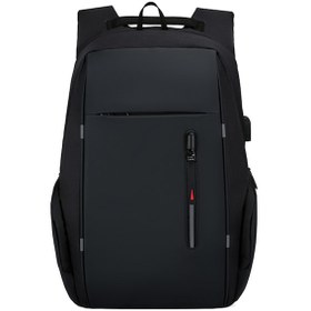 Resim Yunboo 17 İnç Laptop Çantası - Usb Şarj Portlu, Su Geçirmez, Çok Bölmeli Sırt Çantası Laptop Çantası 